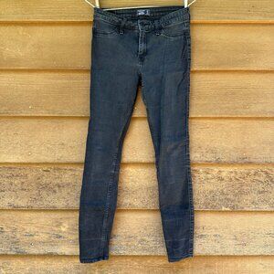 Abercrombie & Fitch Harper Low Rise Jean Jegging Faded Black Skinny Jeans Size 4